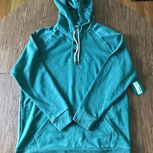 Hawker Rye Nolan Raglan Henley Hoodie